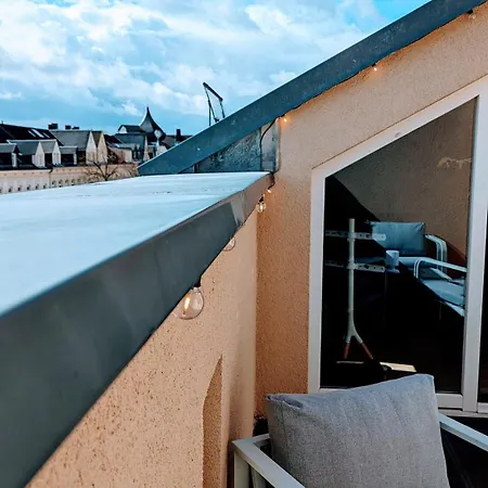 Rooftop Art Apartment, E-roller,ausblick,wlan,tv, Netflix * Chemnitz