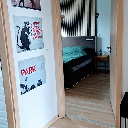 Rooftop Art Apartment, E-roller,ausblick,wlan,tv * Chemnitz