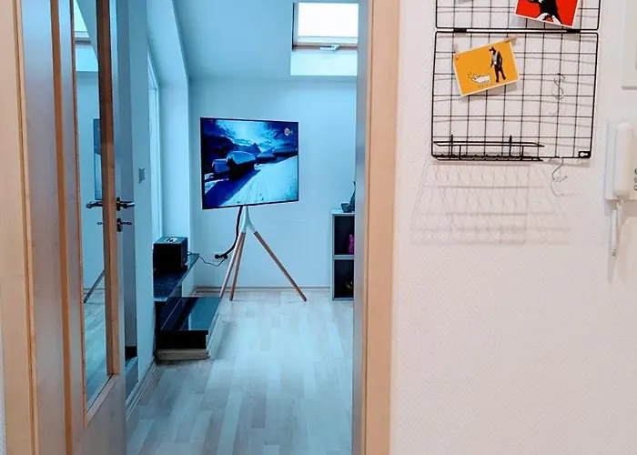 Apartment Rooftop Art Apartment, E-roller,ausblick,wlan,tv, Netflix Chemnitz